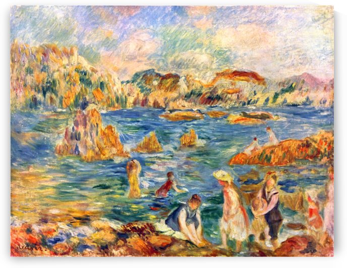 At the beach of Guernesey by Sisley