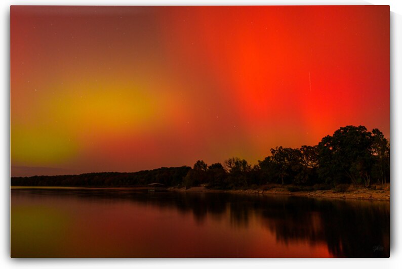 Aurora Over The Ozarks by Jennifer White