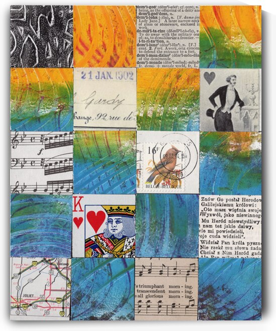 Paper Quilt 1 by Carl Johengen