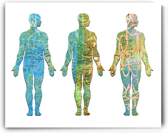 Three Graffiti Men by Carl Johengen