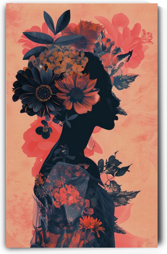 Floral Essence - Silhouette in Bloom by Arte Exquisites