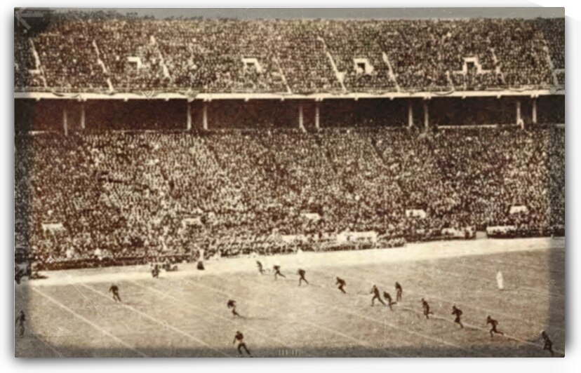 1922 Ohio Stadium Dedication Game Kickoff by Row One Brand