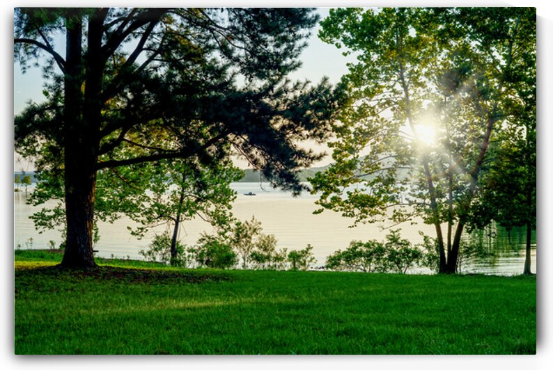 Table Rock Lake Morning Sunburst Fishing by Jennifer White