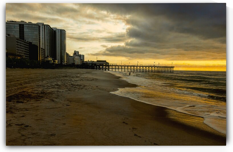 North Myrtle Beach Pier 14 at Sunrise by Norma Brandsberg Photography
