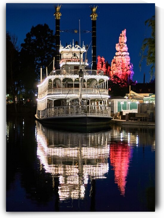 Riverboat Night Reflections by Ryan Cameron