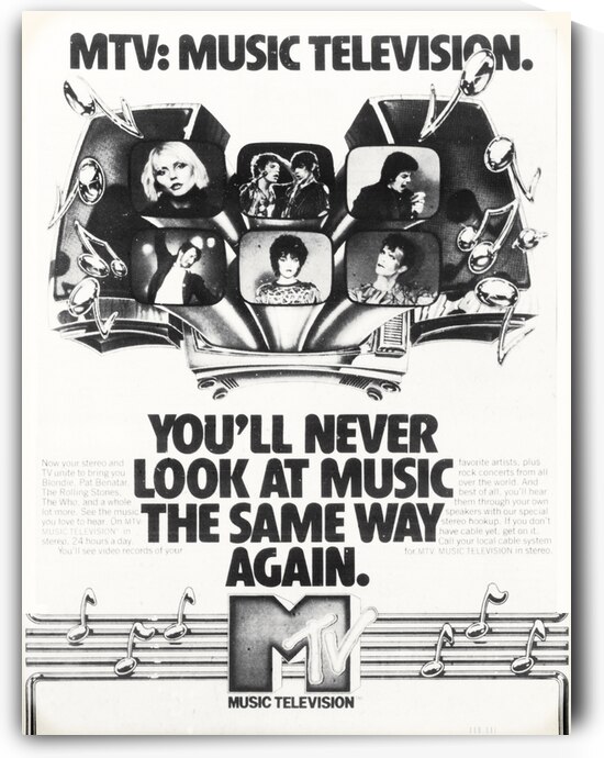 1980s MTV Music Ad by Row One Brand