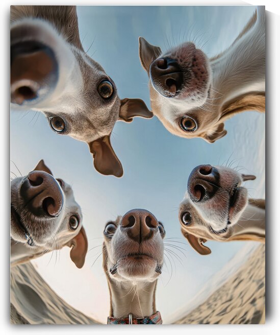 thefrench 47611 adorable group of whippet dogs lo by Deep River