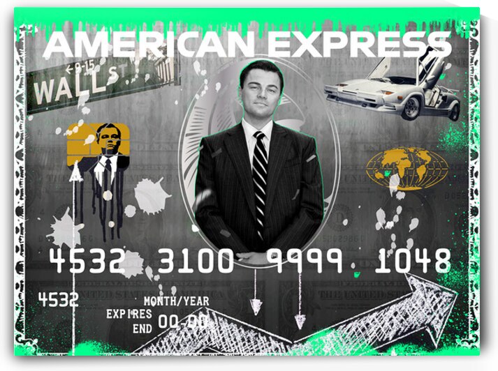 Wall Street Legend – Urban Pop Art Tribute by Daveschloffiart