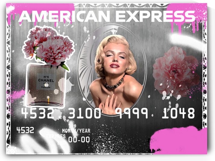 Marilyn No. 5 – Iconic Glamour Meets Pop Art Luxury by Daveschloffiart
