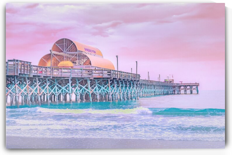 Apache Pier Morning at Myrtle Beach by Norma Brandsberg Photography