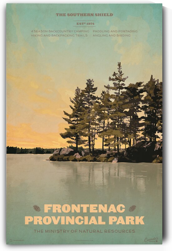 Frontenac Provincial Park Poster by Cameron Stevens
