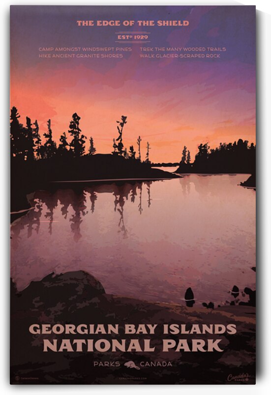 Georgian Bay Islands National Park Poster by Cameron Stevens