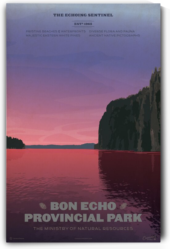 Bon Echo Provincial Park Poster by Cameron Stevens
