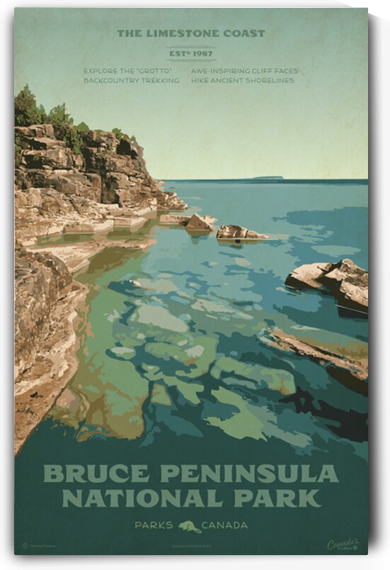 Bruce Peninsula National Park Poster by Cameron Stevens