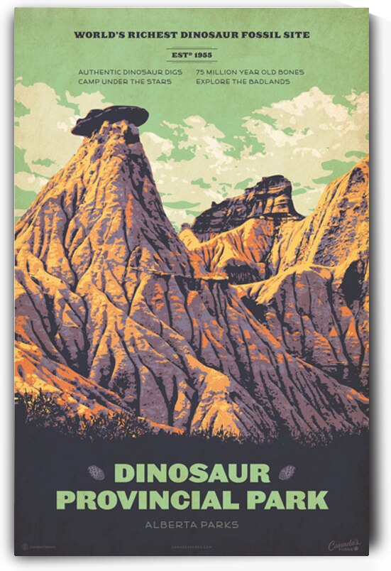 Dinosaur Provincial Park Poster by Cameron Stevens