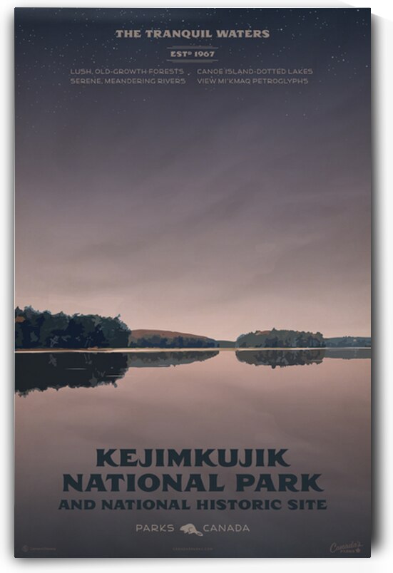 Kejimkujik National Park Poster by Cameron Stevens