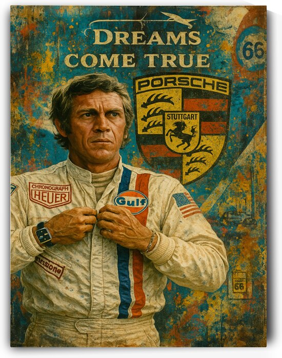 Steve McQueen – Dreams Come True by Daveschloffiart