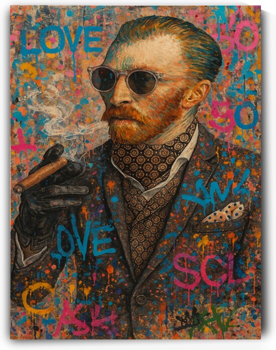 Van Gogh Reloaded – Street Style Icon by Daveschloffiart