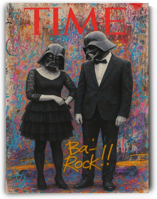 Darth Vogue – Ba-Rock Graffiti Power Couple by Daveschloffiart