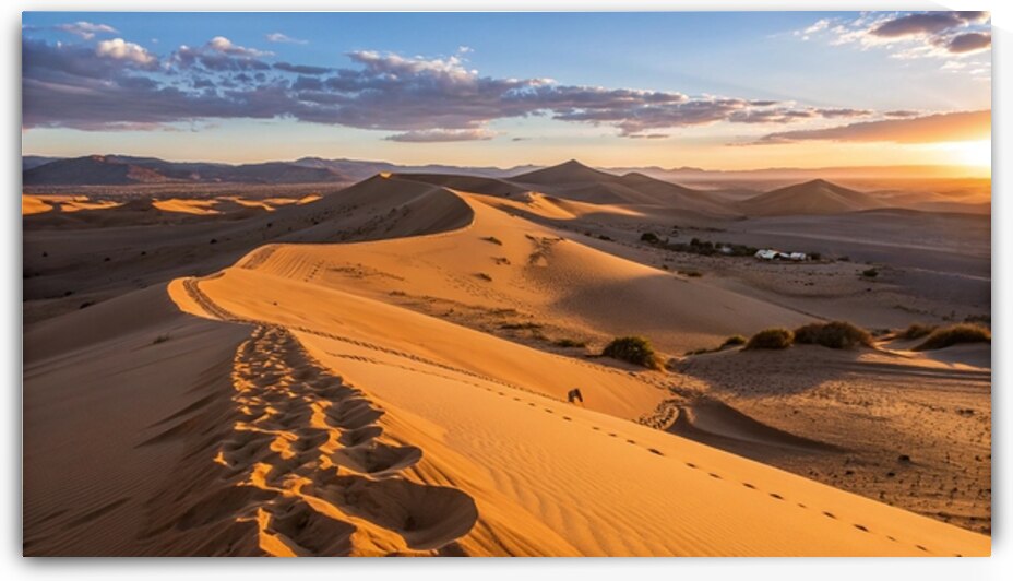 Sunset Over the Desert by DesignTech