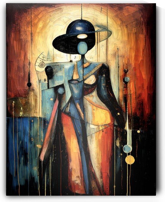 Tiny Head and Big Hat by Thea Menagh