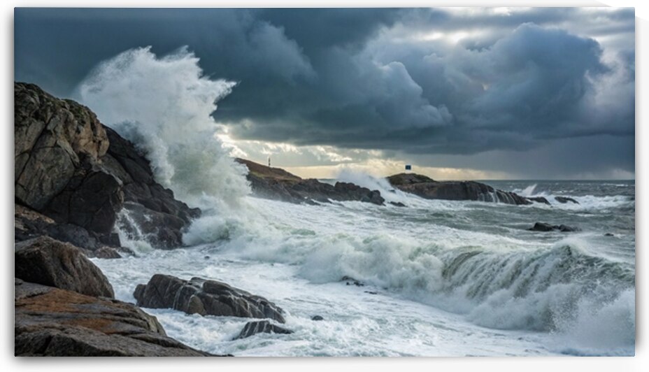 Fierce Waves on the Coast by DesignTech