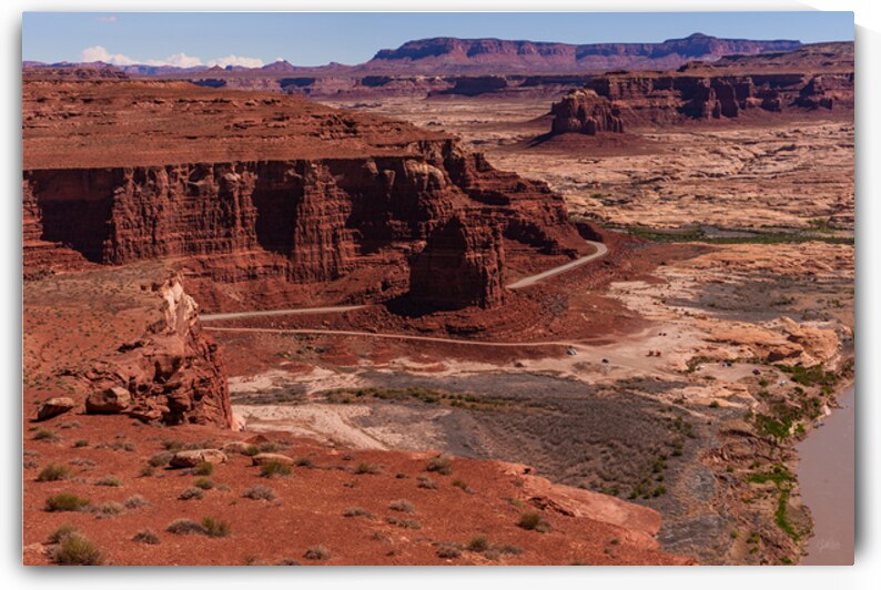 Hite Overlook View Of Highway by Jennifer White