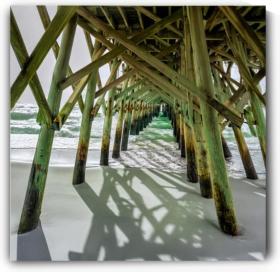 Under the Myrtle Beach Pier by Norma Brandsberg Photography