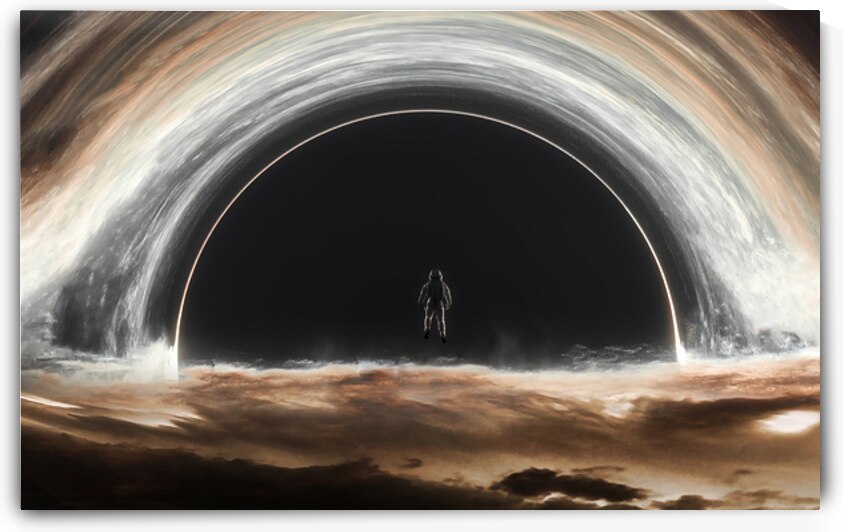 Man on the Moon - Into the Void by Arte Exquisites