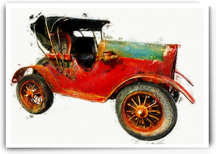 OLD CAR by Kays Fine Art 