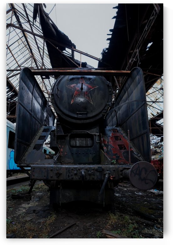 Abandoned Soviet Red Star Train by Steve Ronin