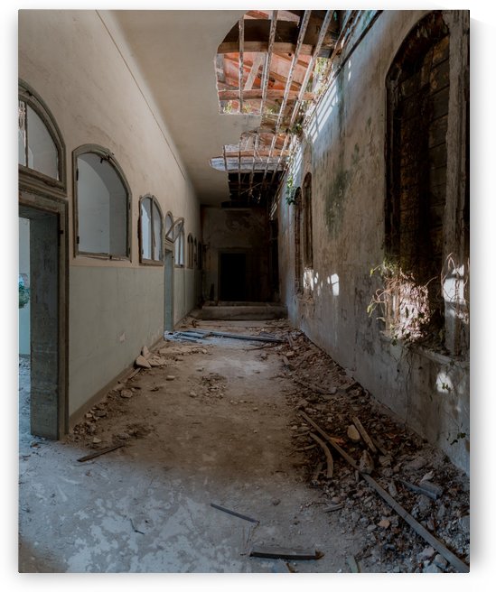 Poveglia Hallway by Steve Ronin