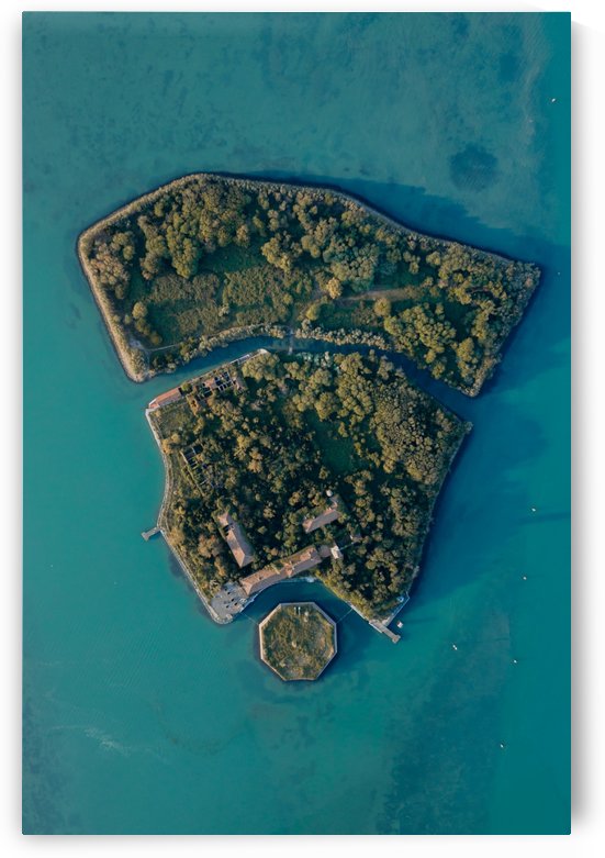 Poveglia Island From Above by Steve Ronin