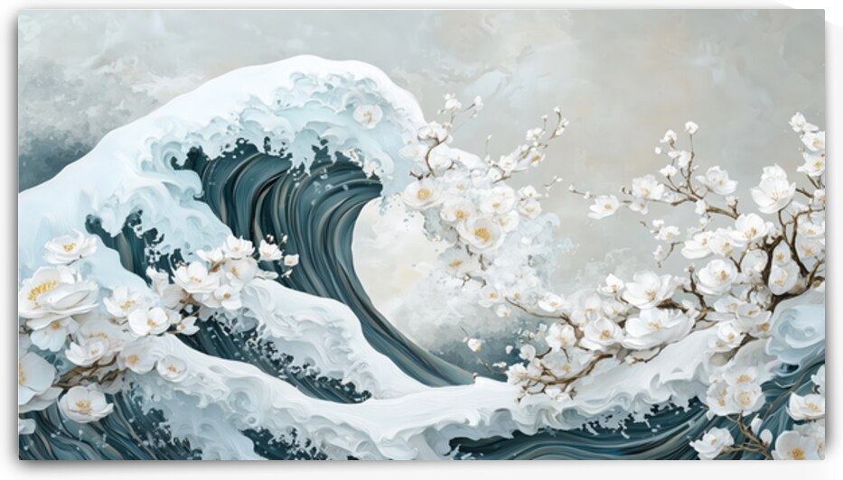 Serenity Wave - Floral Flow by Arte Exquisites