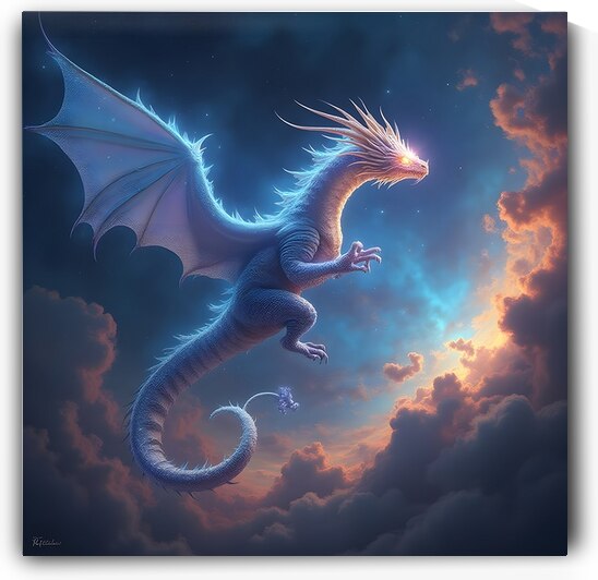 Bioluminescent Dragon  by Mark Turley