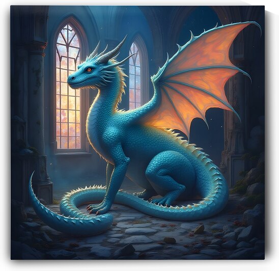 Bioluminescent Dragon  by Mark Turley