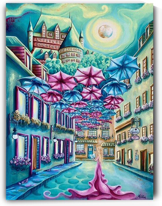 La princesse sous les parapluies by Annie Pelletier