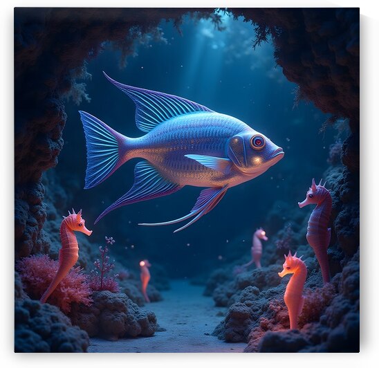 Tropical Ocean Friend by Mark Turley