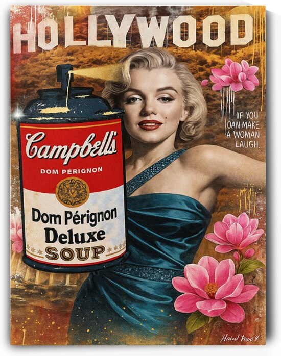 Hollywood Glamour Remix  by Daveschloffiart