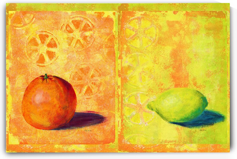 Fresh and juicy acrylic painting by Karen Kaspar