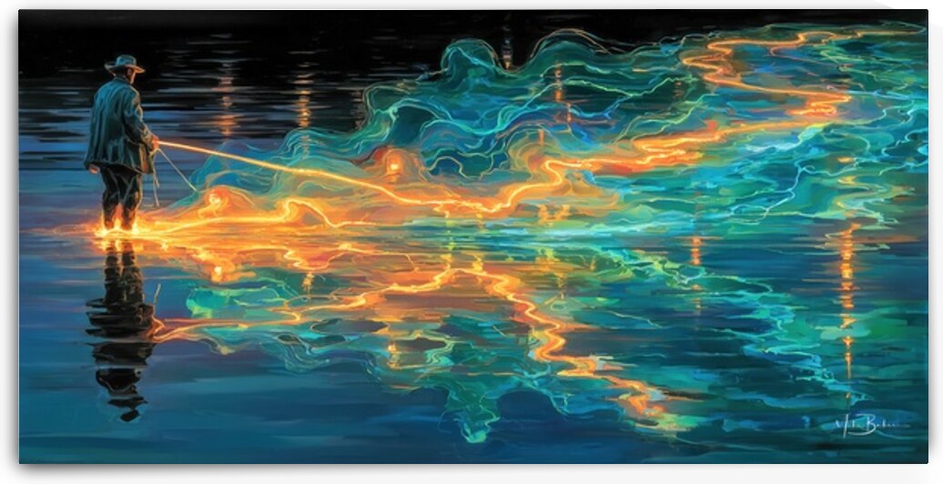 The Line Between Then and Now by Mike Baker