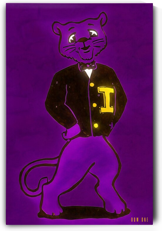 Vintage UNI Panther Cartoon Art by Row One Brand