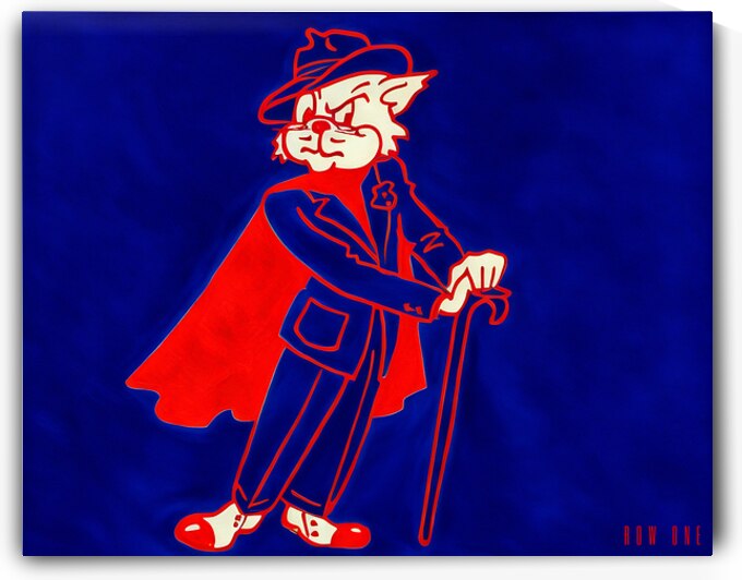 1950s Arizona Wildcat Cartoon Art Remix by Row One Brand
