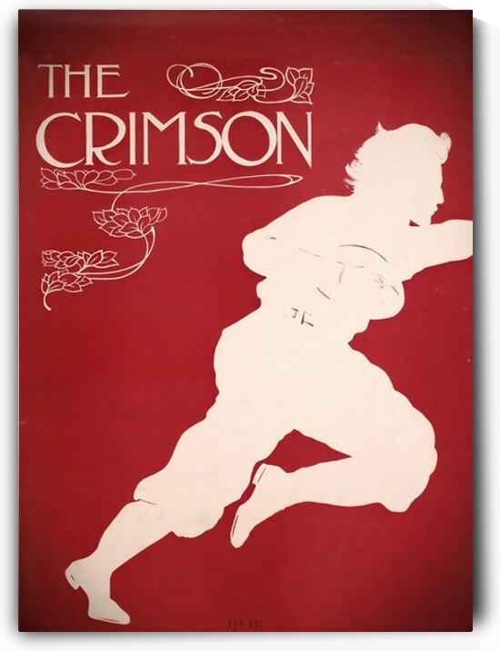 Early 1900s Harvard Football Art by Row One Brand