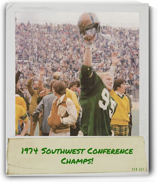 1974 Baylor Football Southwest Conference Champs by Row One Brand
