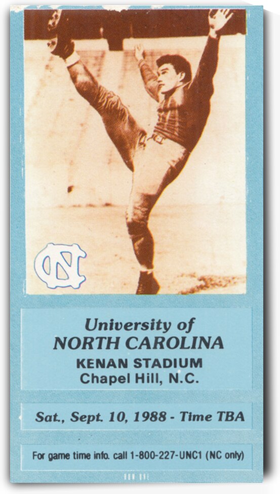 1988 Oklahoma Sooners at North Carolina Tar Heels by Row One Brand