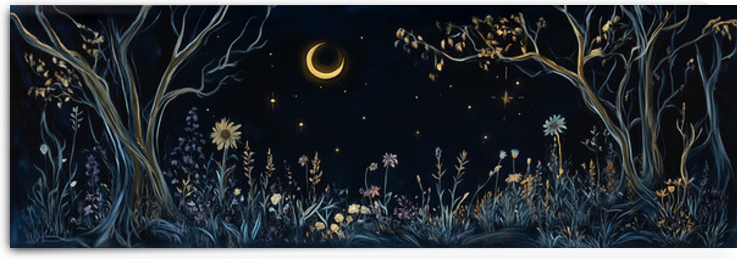 Wildflowers Moon by New York Art Studio