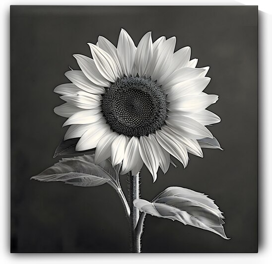 Sunflower Selfie 4 - Sunflower Portrait Art Prints by Savage Art Prints