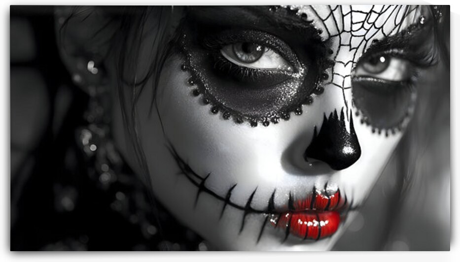 La Novia Del Silencio - The Bride Of Silence - Pop Surreal Portrait Art Prints by Savage Art Prints