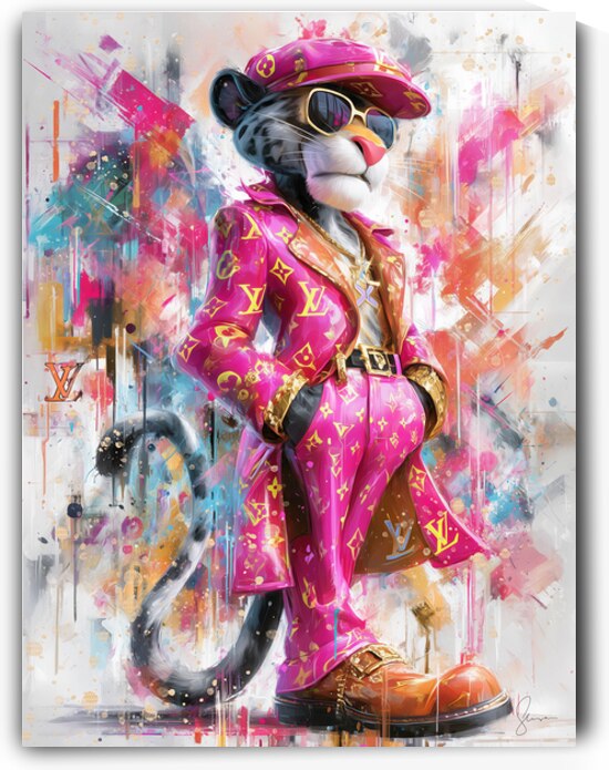 Panthere en Rose - Couture on the Prowl by Arte Exquisites